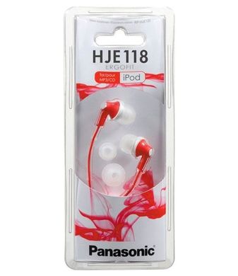 Наушники Panasonic RP-HJE118GUR Red