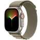 Apple Watch Ultra 2 49mm GPS + LTE Titanium Case with Olive Alpine Loop Large (MRF03)