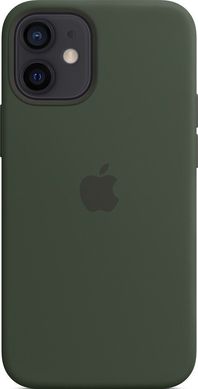 Чехол Apple для iPhone 12 mini Silicone Case with MagSafe Cypress Green (MHKR3ZE/A)