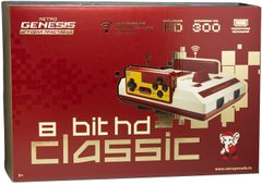 Игровая консоль Retro Genesis 8 Bit HD Classic (300 игр, 2 беспроводных джойстика, HDMI кабель) (CONSKDN89)