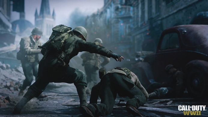 Игра Call of Duty WWII (PS4, Русская версия)
