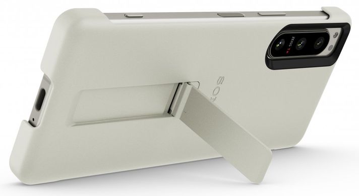 Стильный чехол-подставка для Xperia 5 IV (XQZ-CBCQ) White