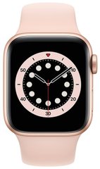 Смарт-часы Apple Watch Series 6 GPS 40mm Gold Aluminium Case with Pink Sand Sport Band Regular