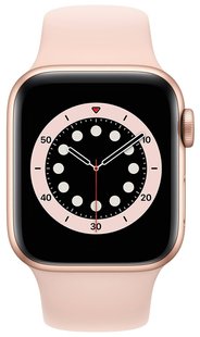 Смарт-годинник Apple Watch Series 6 GPS 40mm Gold Aluminium Case with Pink Sand Sport Band Regular