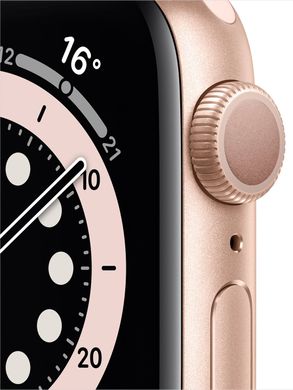 Смарт-годинник Apple Watch Series 6 GPS 40mm Gold Aluminium Case with Pink Sand Sport Band Regular