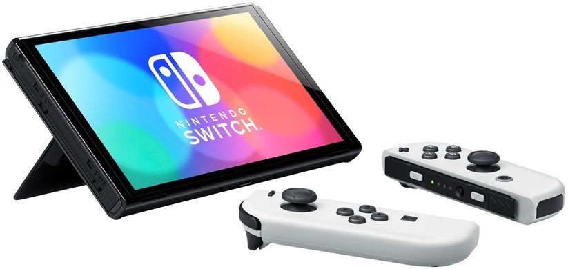 Игровая консоль Nintendo Switch OLED (белая)