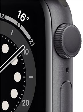 Смарт-годинник Apple Watch Series 6 GPS 40mm Space Gray Aluminium Case with Black Sport Band Regular