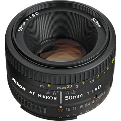 Об&#039;єктив Nikon AF 50 мм f/1.8D (JAA013DA)
