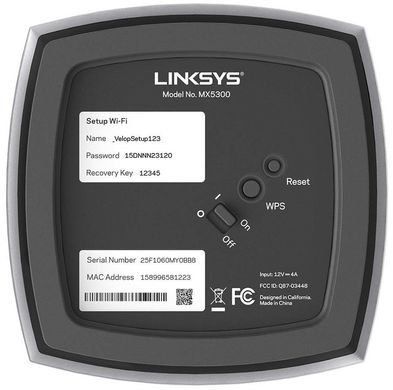 WiFi-система LINKSYS VELOP MX10600 (MX10600-EU)
