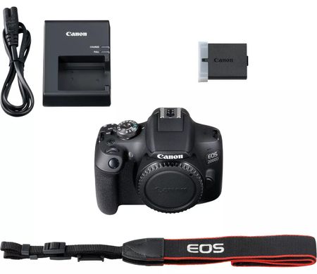 Фотоаппарат CANON EOS 2000D Body (2728C005)
