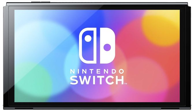 Игровая консоль Nintendo Switch OLED (неоновый красный/неоновый синий)