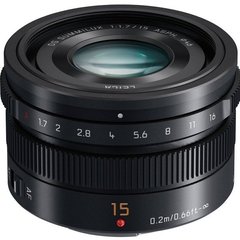 Об&#039;єктив Panasonic Leica DG Summilux 15 mm f/1.7 ASPH. Black (H-X015E-K)