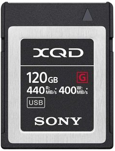 Карта памяти Sony 120GB XQD G Series R440MB/s W400MB/s (QDG120F)