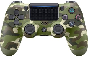 Беспроводной геймпад Dualshock 4 V2 Green Cammo для PS4 (9895152)