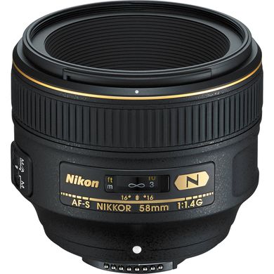 Объектив Nikon AF-S 58 mm f/1.4G (JAA136DA)