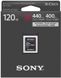 Карта пам'яті Sony 120GB XQD G Series R440MB / s W400MB / s (QDG120F)