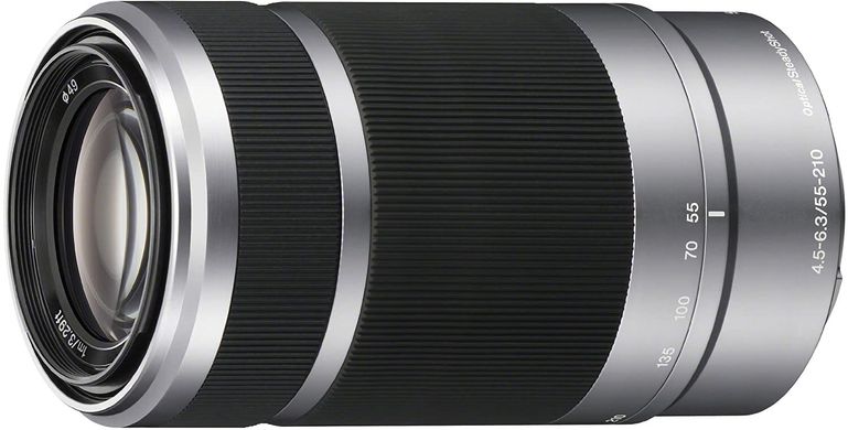 Объектив Sony E 55-210 mm f/4.5-6.3 OSS Silver (SEL55210S.AE)