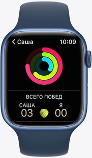 Смарт-часы Apple Watch Series 7 Blue 45mm Abyss Blue Band