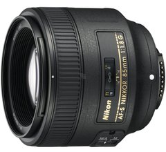Объектив Nikon AF-S 85 mm f/1.8G (JAA341DA)