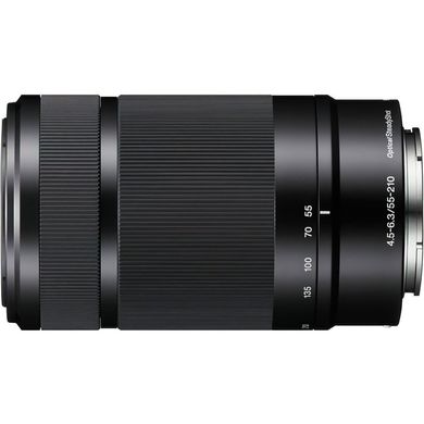 Об'єктив Sony E 55-210 мм f/4.5-6.3 OSS Black (SEL55210B.AE)