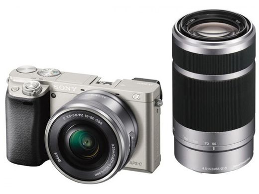 Фотоаппарат Sony ILCE-6000Y kit, Silver