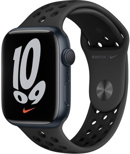 Смарт-часы Apple Watch Series 7 Nike Midnight 45mm Anthracite/Black NikeBand