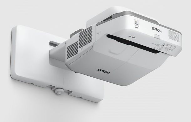 Ультракороткофокусный интерактивный проектор Epson EB-680Wi (3LCD, WXGA, 3200 Lm) (V11H742040)