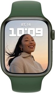 Смарт-годинник Apple Watch Series 7 Green 45mm Clover Band