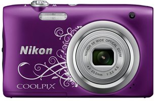 Фотоаппарат NIKON Coolpix A100 Purple Lineart (VNA974E1)