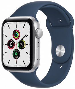 Смарт-годинник Apple Watch SE Silver 40mm Abyss Blue Sport Band