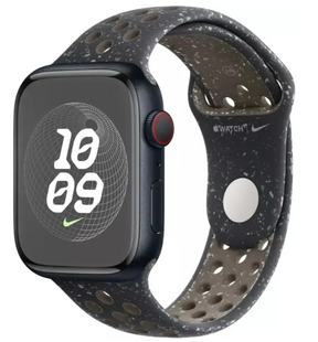 Apple Watch Series 9 41mm Midnight Aluminum Case with Midnight Sky Nike Sport Band (2023)