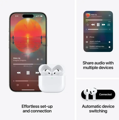 Навушники Apple AirPods 4 with Active Noise Cancellation 2024 (MXP93)