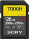 Карта памяти SONY SDXC 128GB C10 UHS-II U3 V90 R300/W299MB/s Tough (SFG1TG)