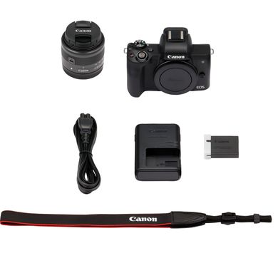 Фотоаппарат CANON EOS M50 + 15-45mm IS STM Black (2680C060)