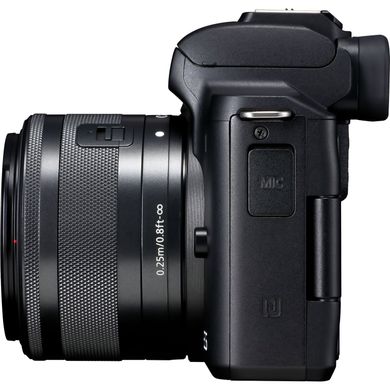 Фотоапарат CANON EOS M50 + 15-45mm IS STM Black (2680C060)