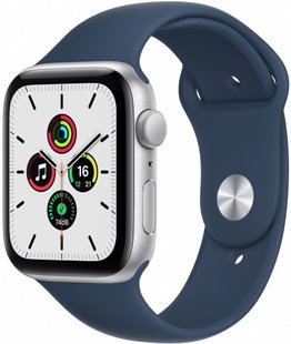 Смарт-часы Apple Watch SE Silver 44mm Abyss Blue Sport Band