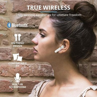 Наушники Trust Primo Touch True Wireless Mic White