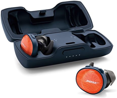 Наушники Bose SoundSport Free Wireless Headphones Orange / Blue