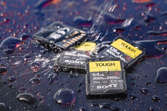 Карта пам'яті Sony 64GB SDXC C10 UHS-II U3 V90 R300/W299MB/s Tough (SF64TG)
