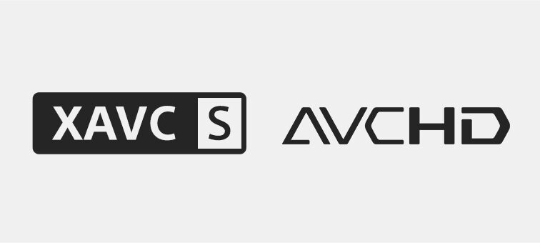 Доступны форматы записи XAVC S и AVCHD