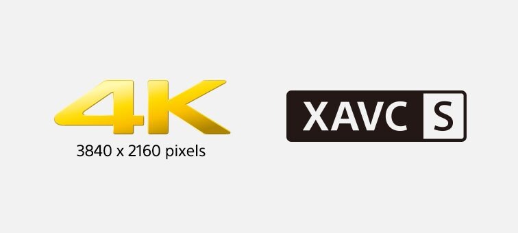 Запись видео в формате 4K / XAVC S