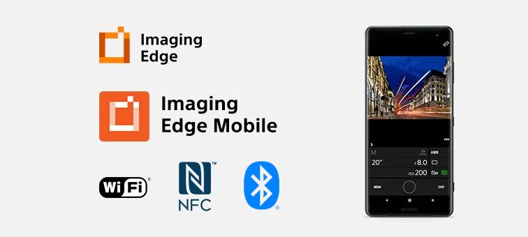 Широкие возможности с приложением Imaging Edge Mobile 